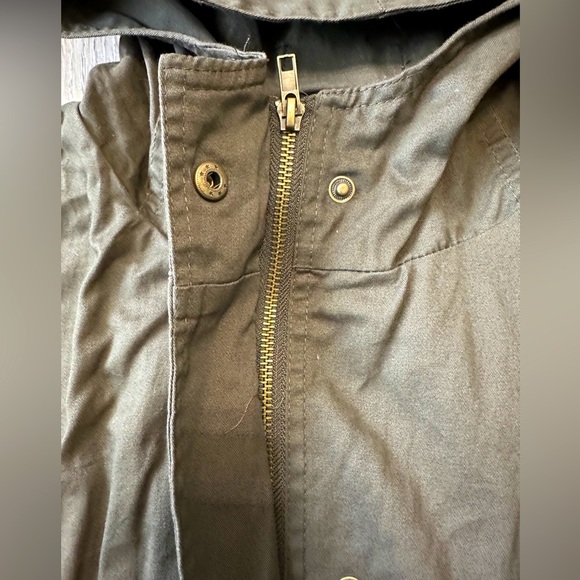 🛍️NWOT Hoodie full zip Utility vest army/olive green Vest with adjustable waist - Picture 7 of 12